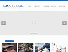Tablet Screenshot of luaseguros.com